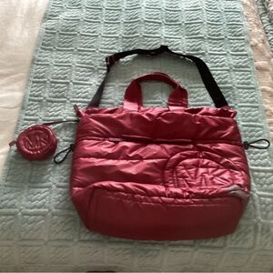 Michael Kors Pink Quilted Tote Bag